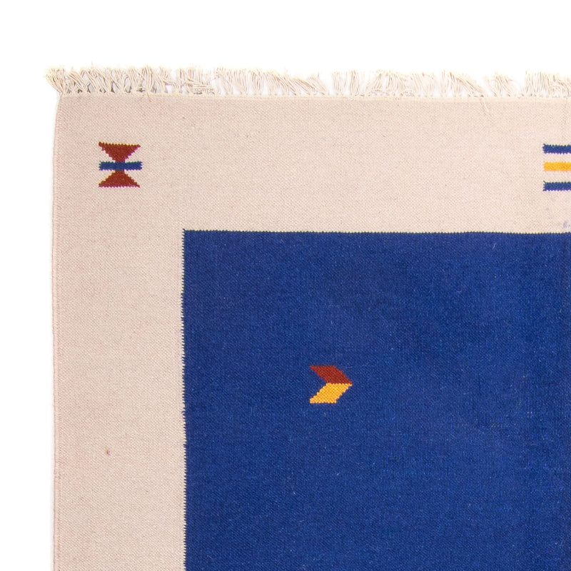 Dywan Kelim - modny - 240 x 170 cm - ciemnoniebieski