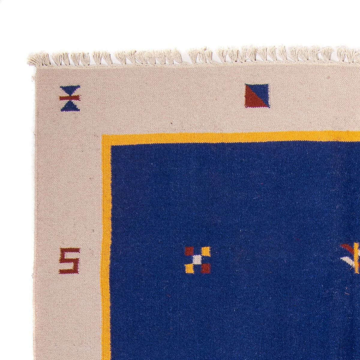 Dywan Kelim - modny - 240 x 170 cm - ciemnoniebieski