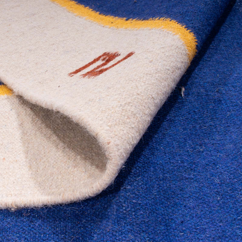 Dywan Kelim - modny - 240 x 170 cm - ciemnoniebieski