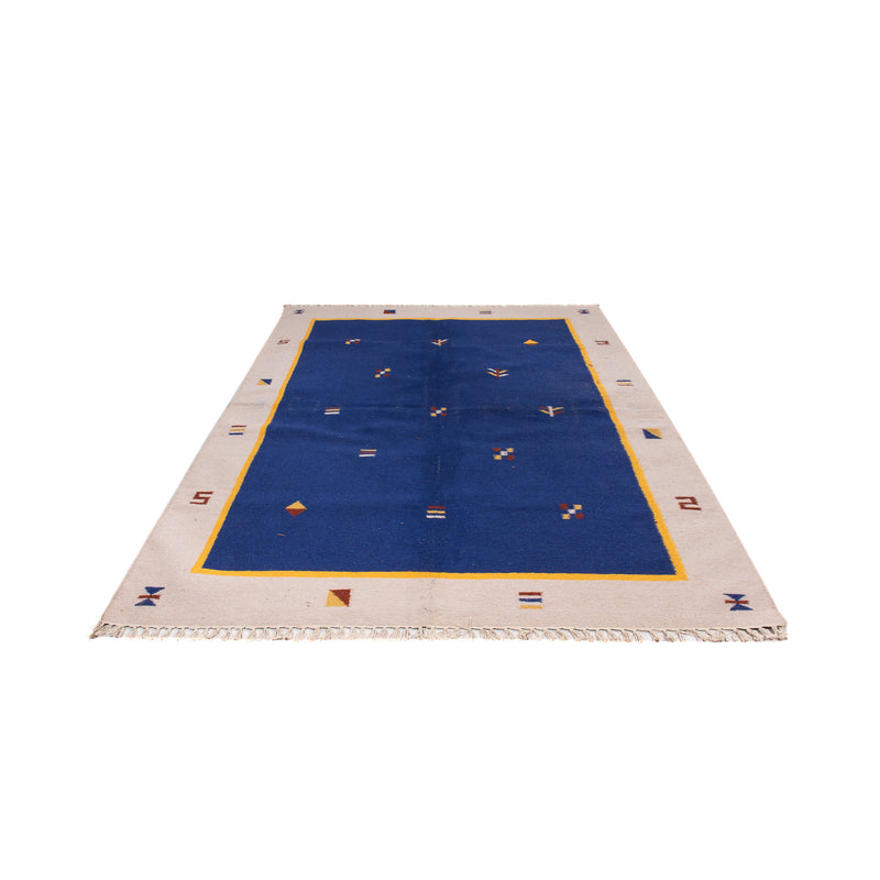 Dywan Kelim - modny - 240 x 170 cm - ciemnoniebieski