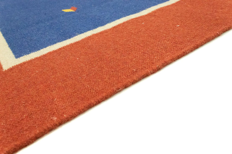 Dywan Kelim - modny - 300 x 200 cm - niebieski