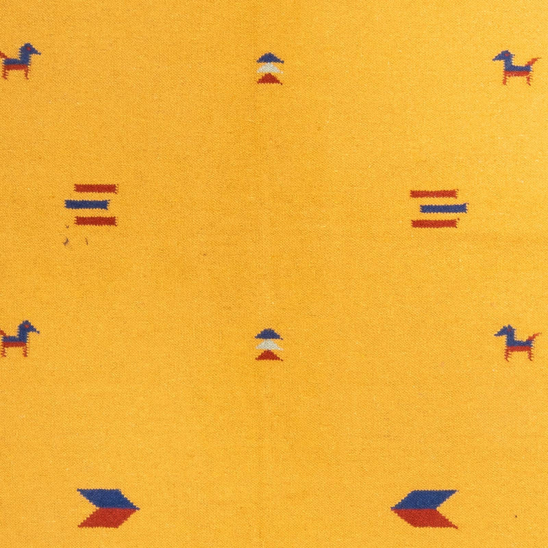 Dywan Kelim - modny - 240 x 170 cm - złoto