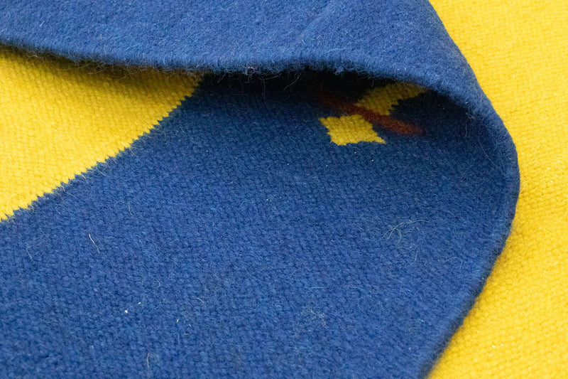 Dywan Kelim - modny - 300 x 200 cm - żółty