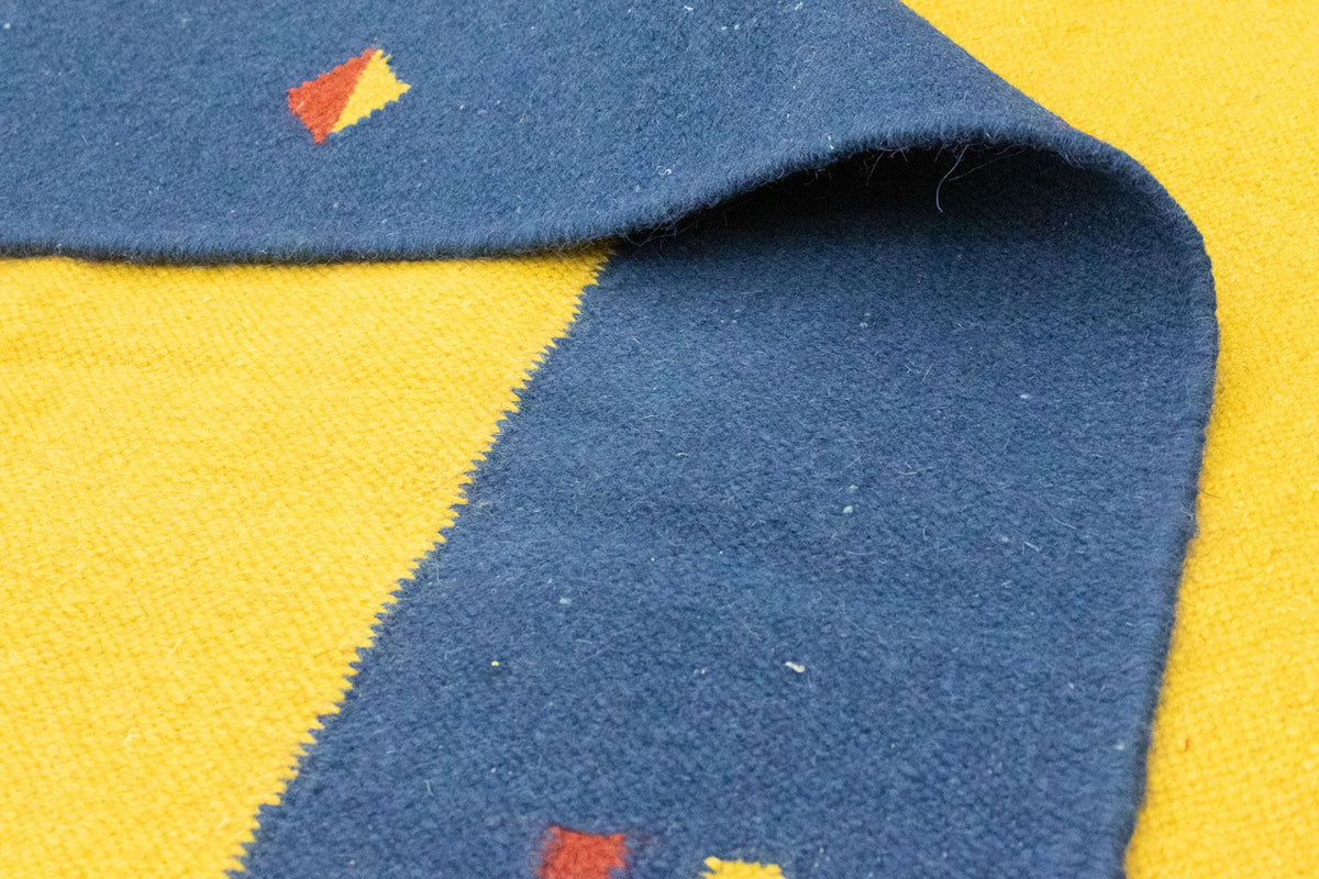 Dywan Kelim - modny - 300 x 200 cm - żółty