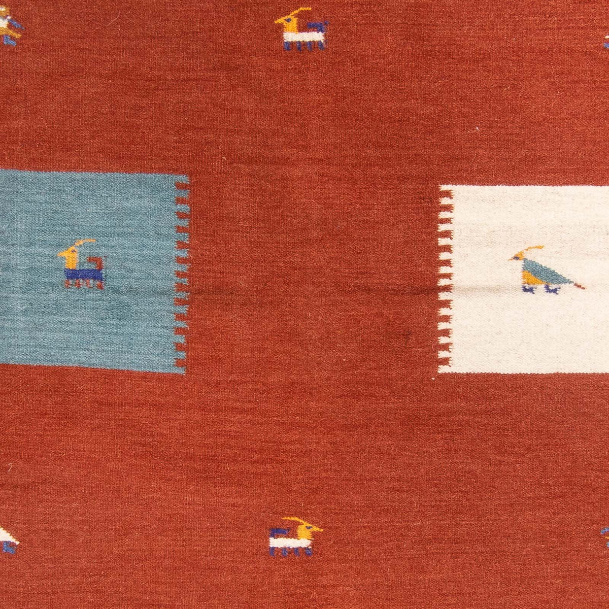 Dywan Kelim - modny - 240 x 170 cm - ciemna czerwień