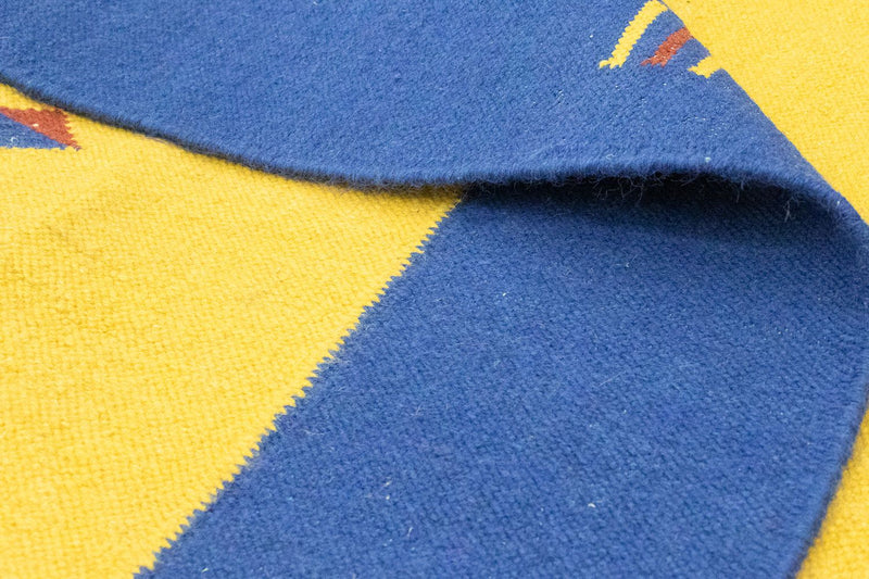 Dywan Kelim - modny - 300 x 200 cm - żółty