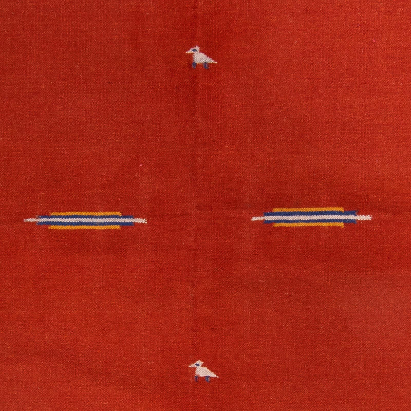 Dywan Kelim - modny - 240 x 170 cm - ciemna czerwień