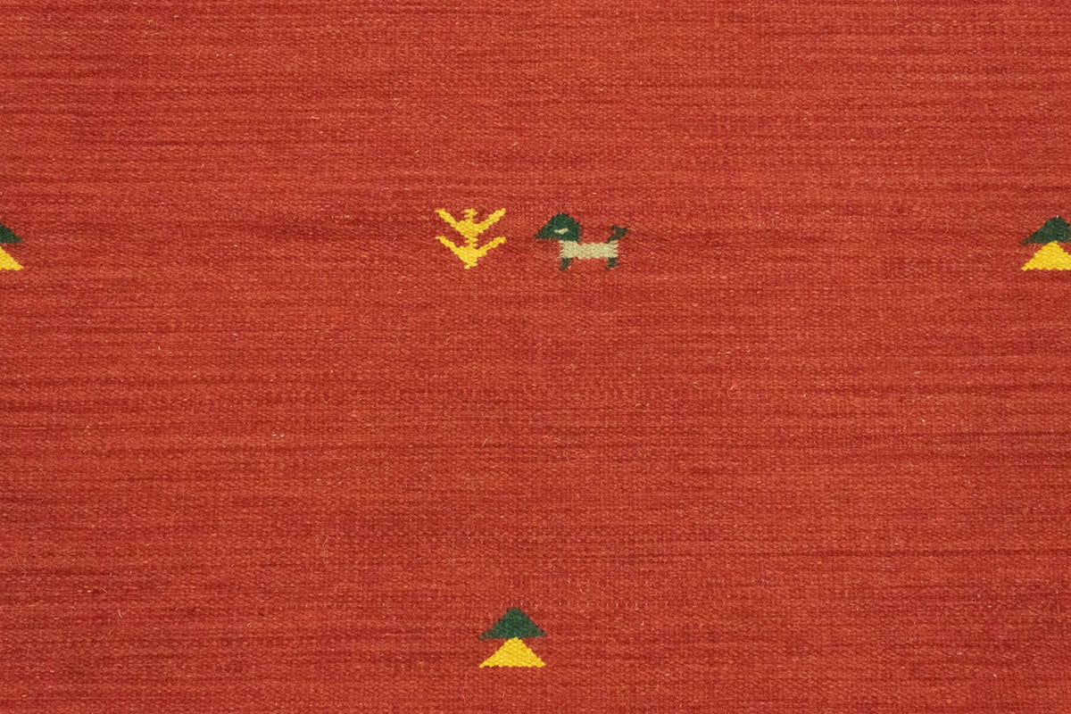 Dywan Kelim - modny - 180 x 120 cm - rdza