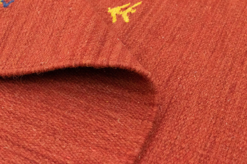 Dywan Kelim - modny - 180 x 120 cm - rdza