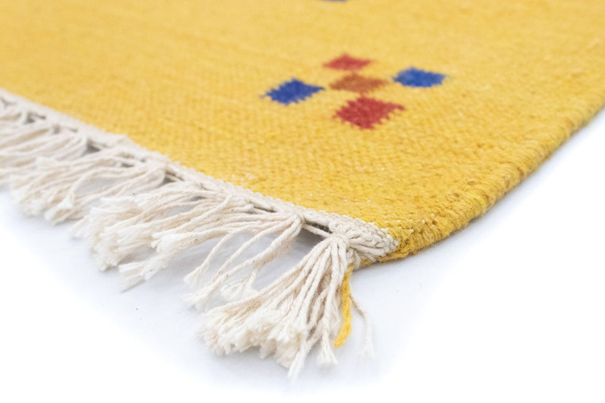 Dywan Kelim - modny - 200 x 140 cm - czerwony