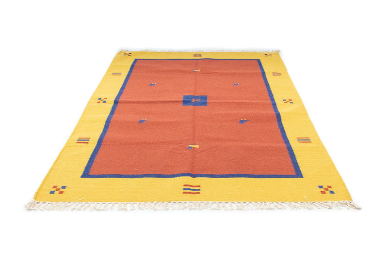 Dywan Kelim - modny - 200 x 140 cm - czerwony