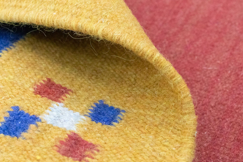 Dywan Kelim - modny - 200 x 140 cm - czerwony