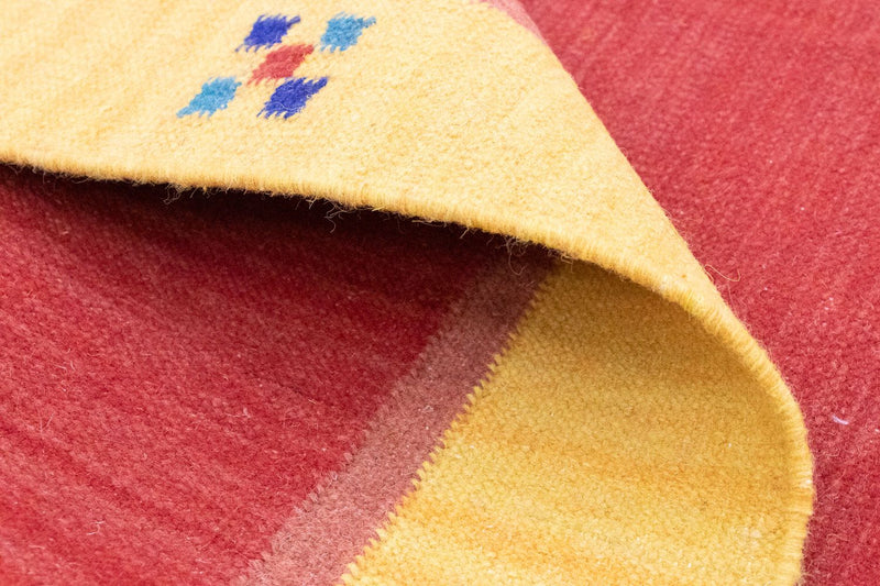 Dywan Kelim - modny - 200 x 140 cm - czerwony