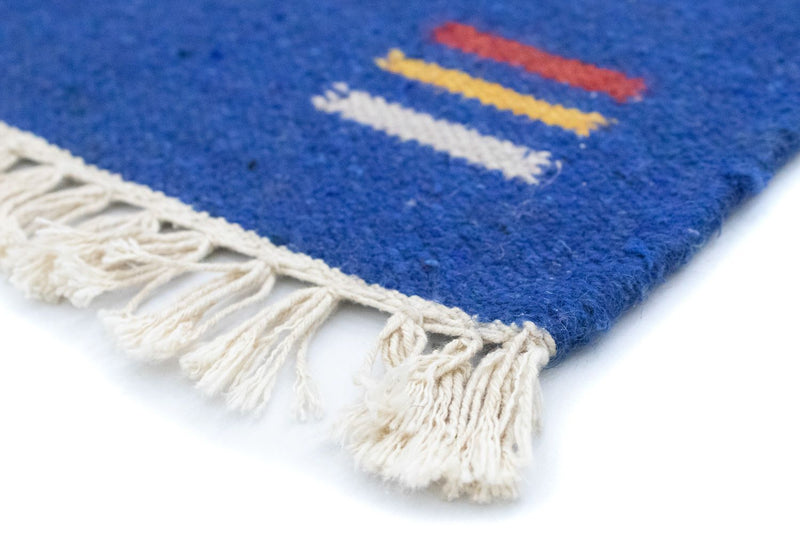 Dywan Kelim - modny - 200 x 140 cm - pomarańczowy