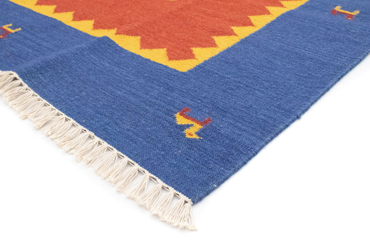 Dywan Kelim - modny - 300 x 200 cm - pomarańczowy