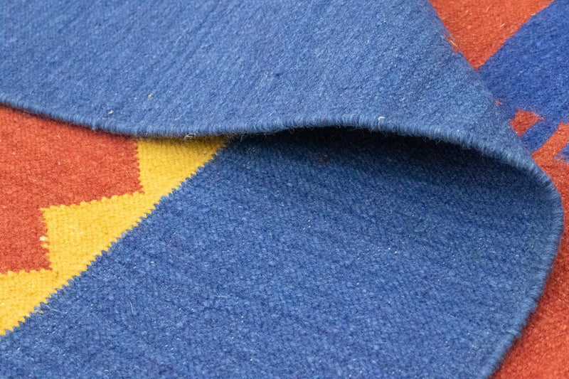 Dywan Kelim - modny - 300 x 200 cm - pomarańczowy