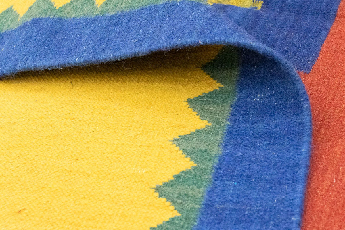 Dywan Kelim - modny - 300 x 200 cm - pomarańczowy