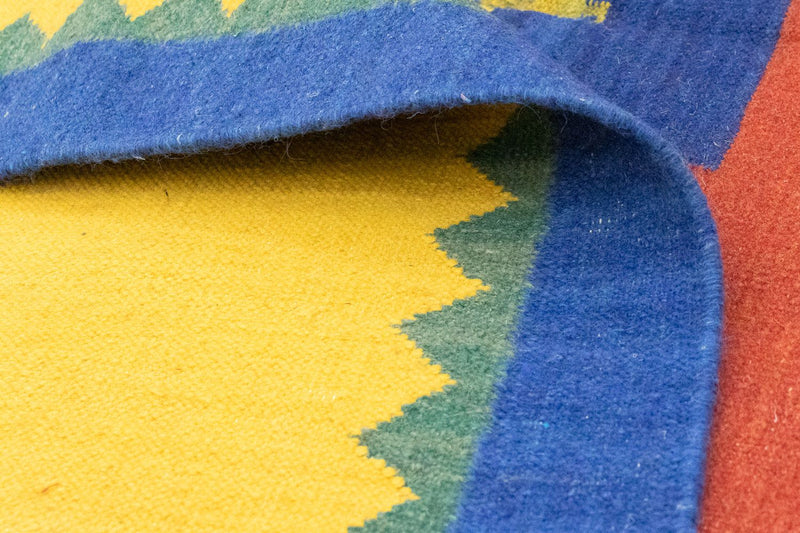 Dywan Kelim - modny - 300 x 200 cm - pomarańczowy