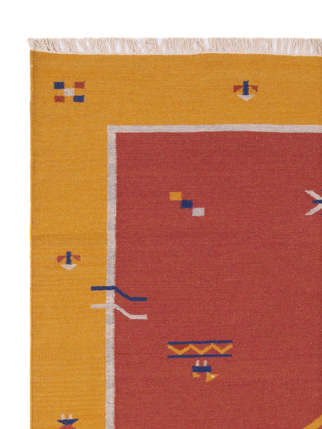Nowoczesny kilim Dywan - Dywan wełniany
