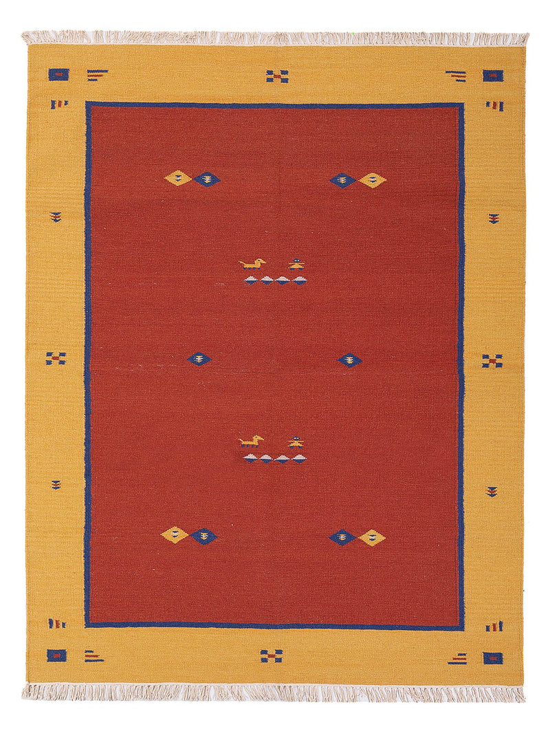 Nowoczesny kilim Dywan - Dywan wełniany