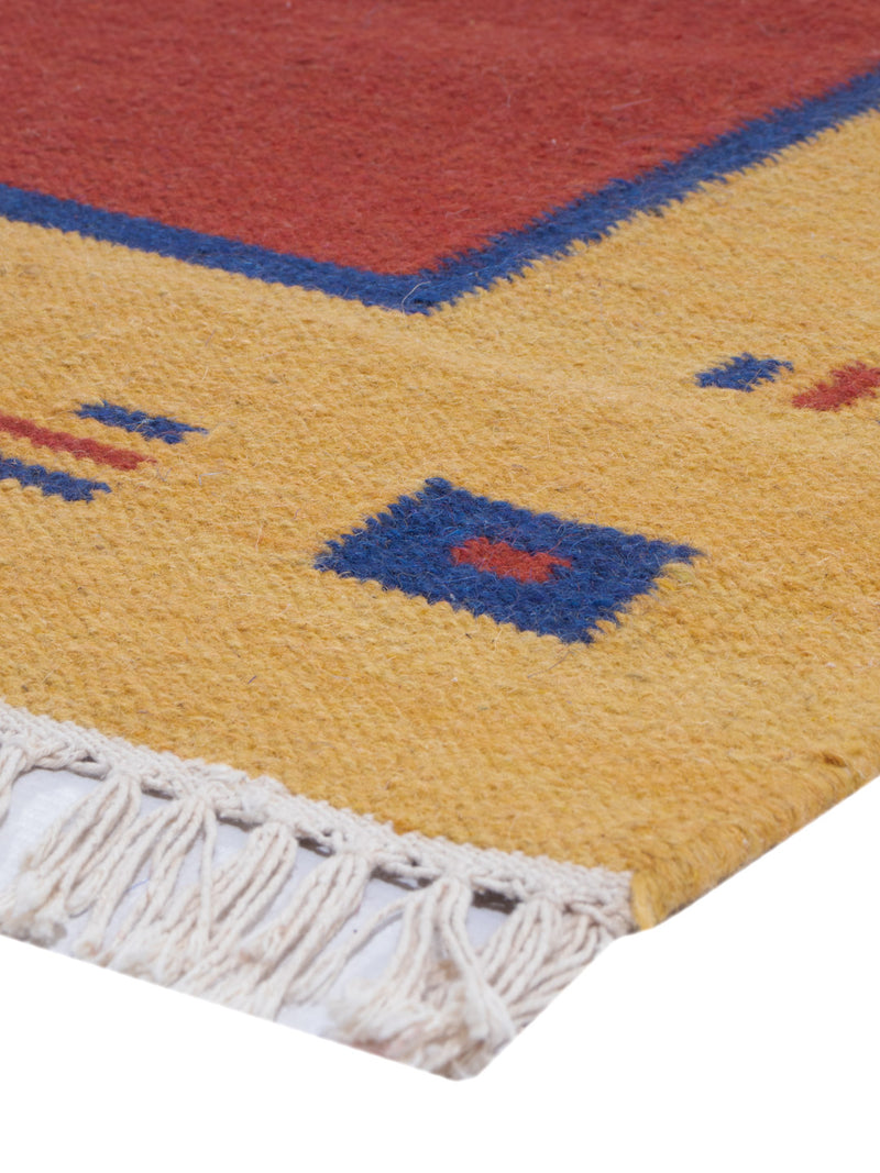 Nowoczesny kilim Dywan - Dywan wełniany