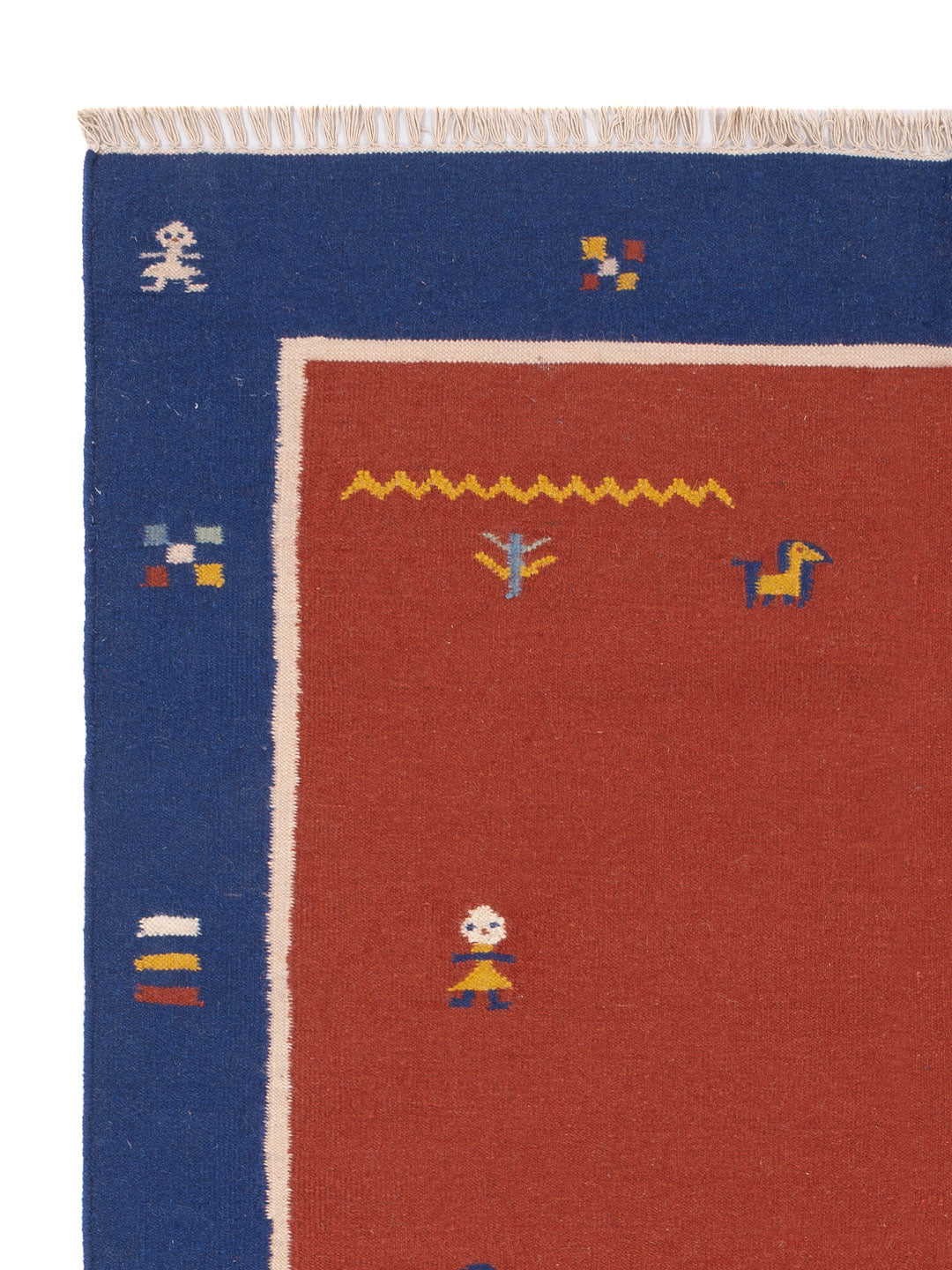 Nowoczesny kilim Dywan - Dywan wełniany