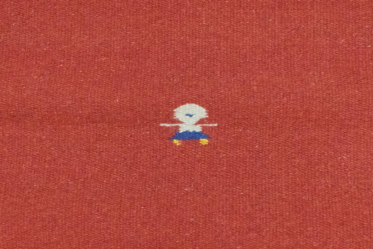 Dywan Kelim - modny - 180 x 120 cm - czerwony