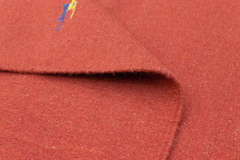 Dywan Kelim - modny - 180 x 120 cm - czerwony