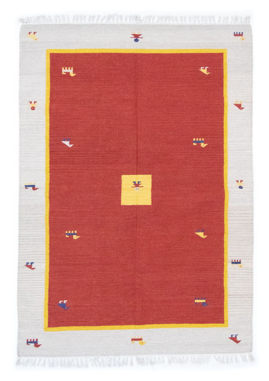 Nowoczesny kilim Dywan 200x140cm - Dywan wełniany