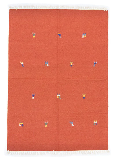Nowoczesny kilim Dywan 140x200cm - Dywan wełniany