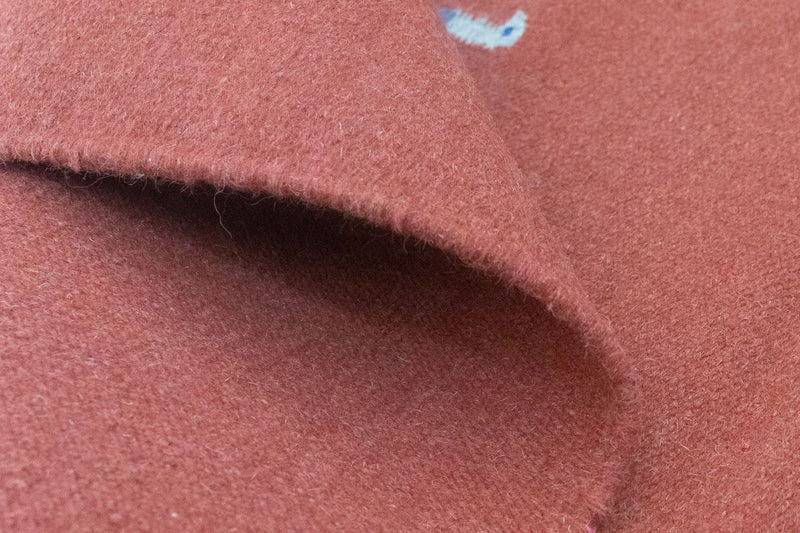 Dywan Kelim - modny - 200 x 140 cm - pomarańczowy