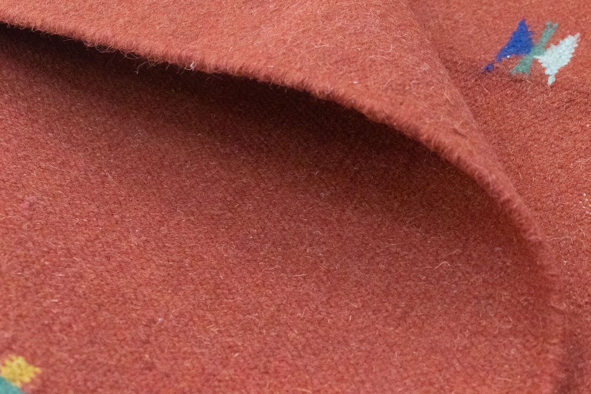 Dywan Kelim - modny - 200 x 140 cm - pomarańczowy