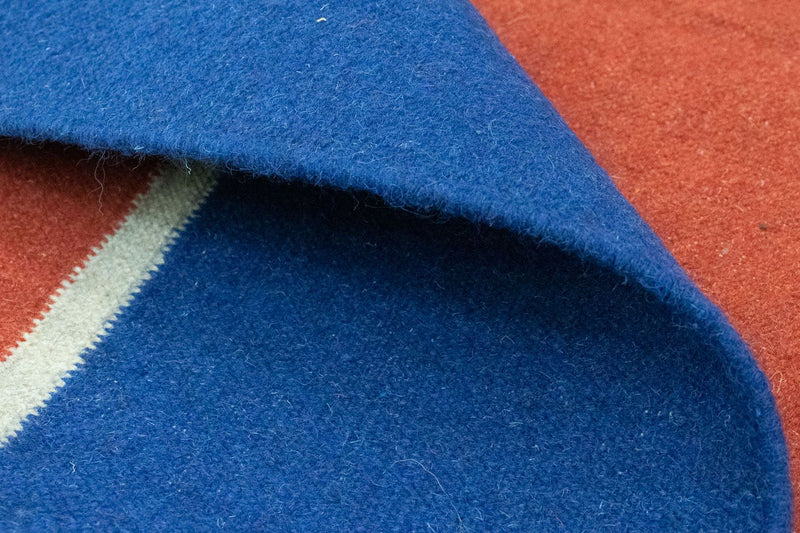 Dywan Kelim - modny - 200 x 140 cm - pomarańczowy