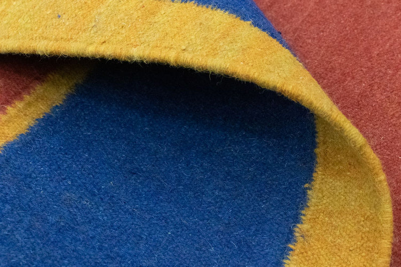 Dywan Kelim - modny - 200 x 140 cm - pomarańczowy