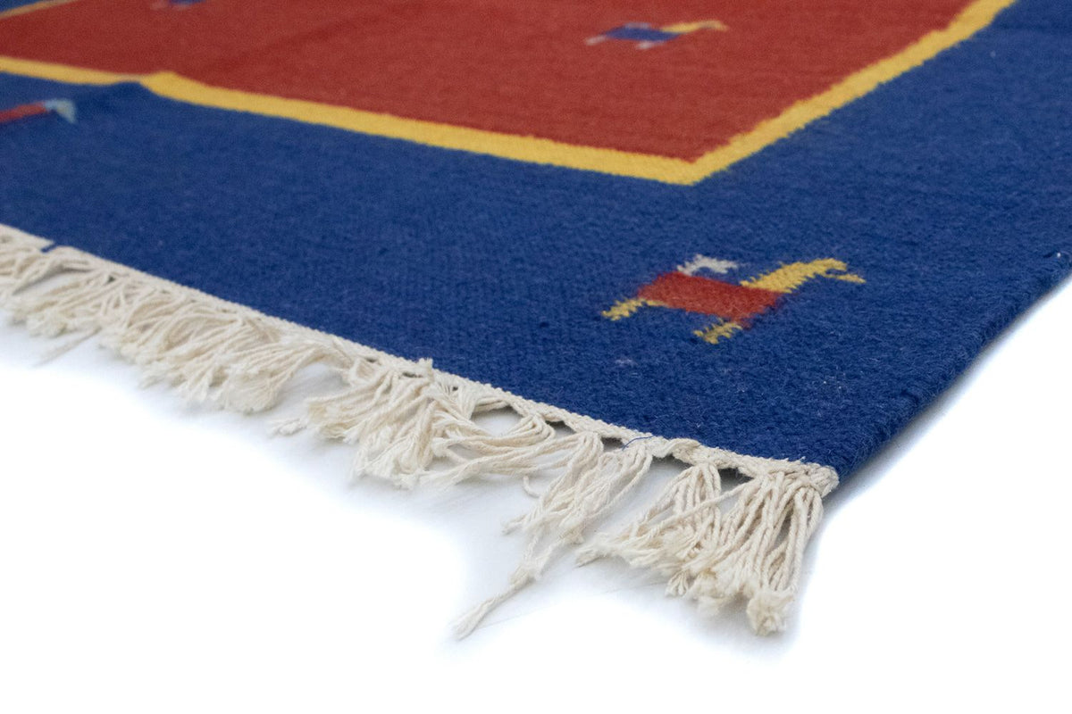Nowoczesny kilim Dywan 140x200cm - Dywan wełniany