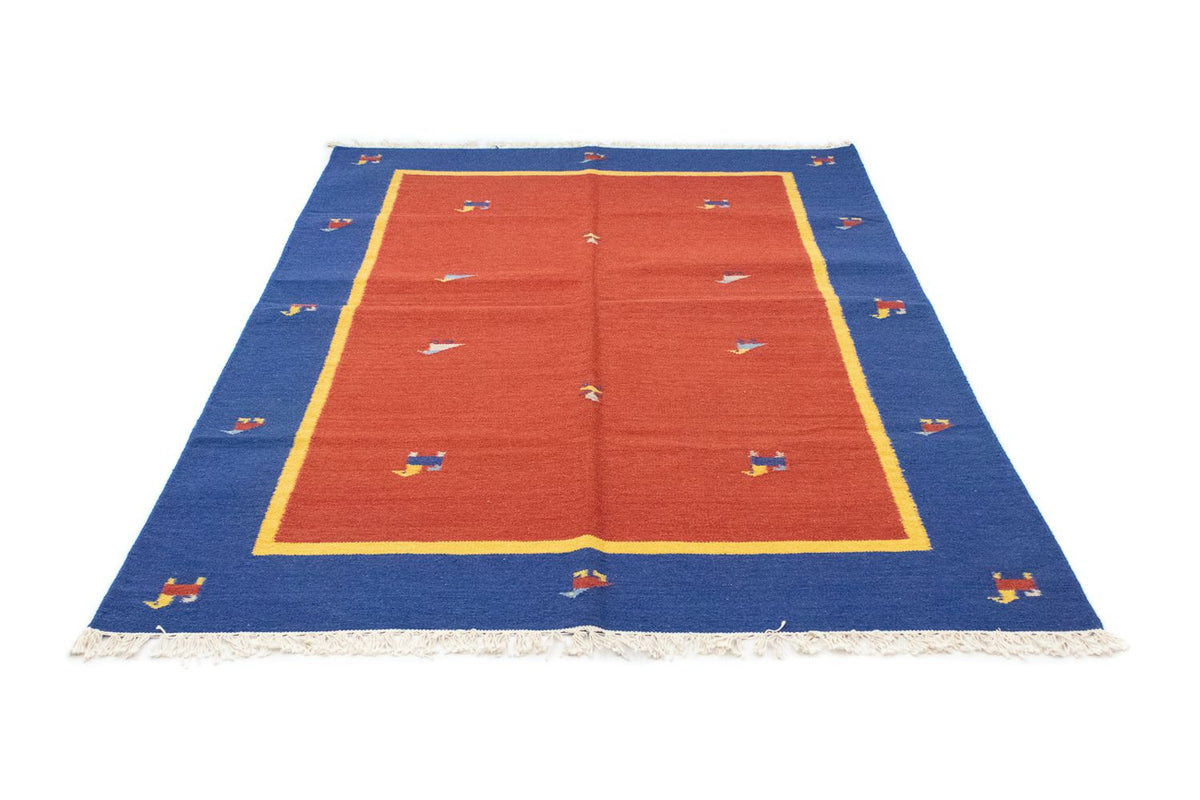 Dywan Kelim - modny - 200 x 140 cm - czerwony