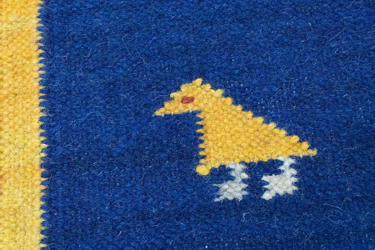 Dywan Kelim - modny - 200 x 140 cm - pomarańczowy