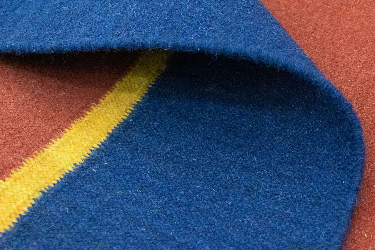 Dywan Kelim - modny - 200 x 140 cm - pomarańczowy