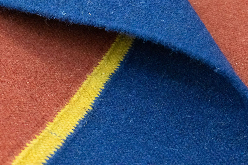 Dywan Kelim - modny - 200 x 140 cm - pomarańczowy