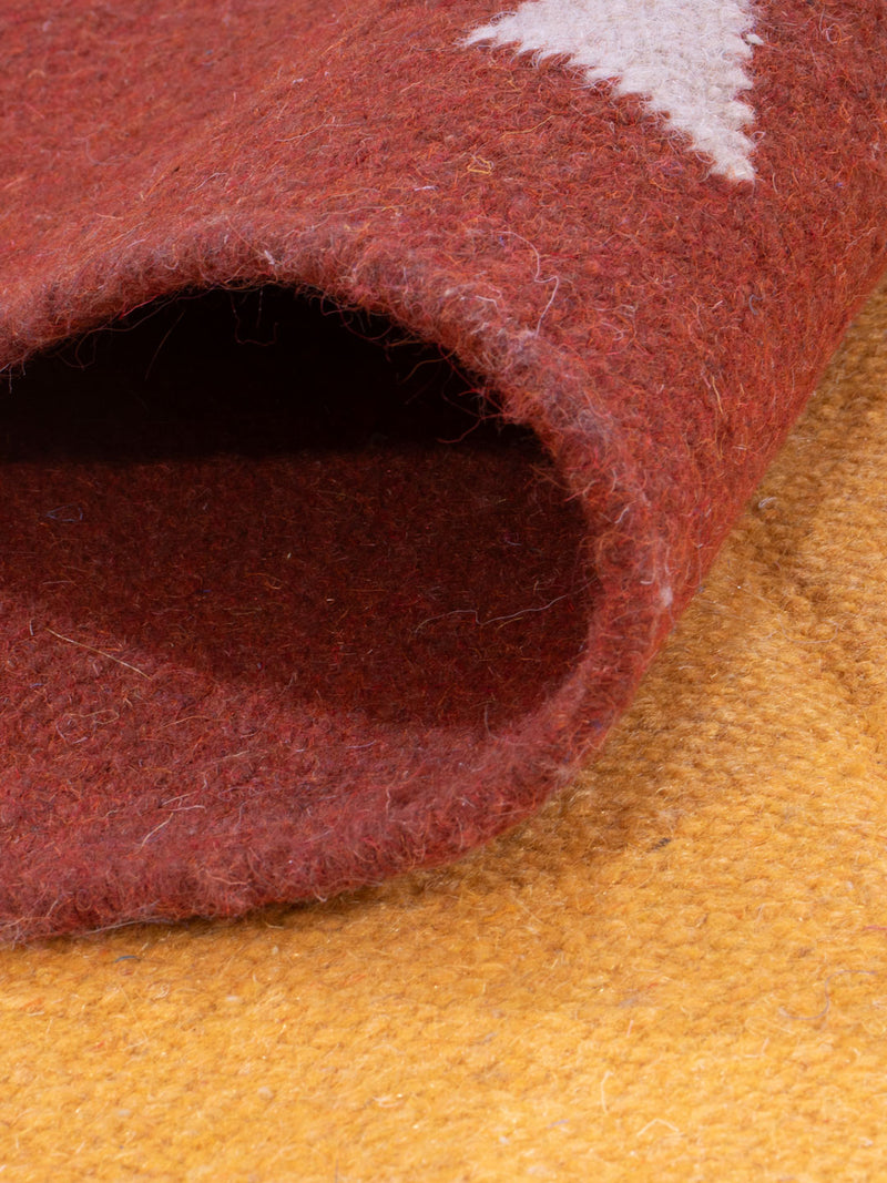 Kelim Teppich - Trendy - 240 x 170 cm - senfgelb