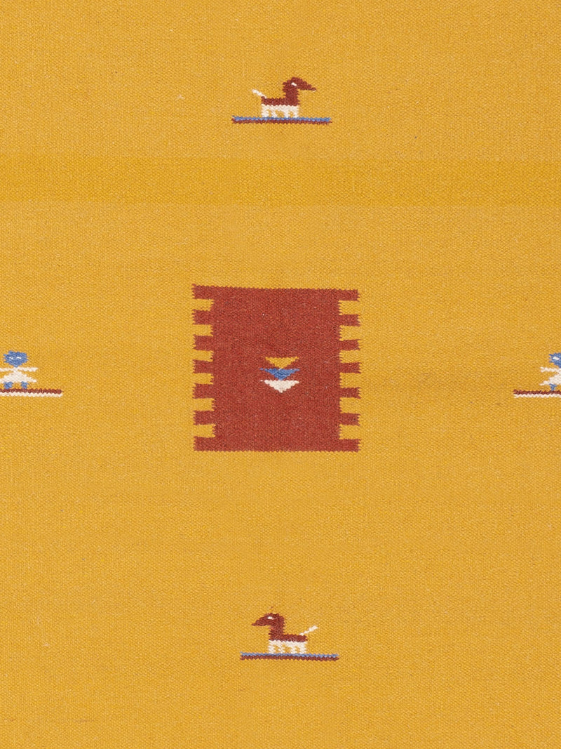 Kelim Teppich - Trendy - 240 x 170 cm - senfgelb