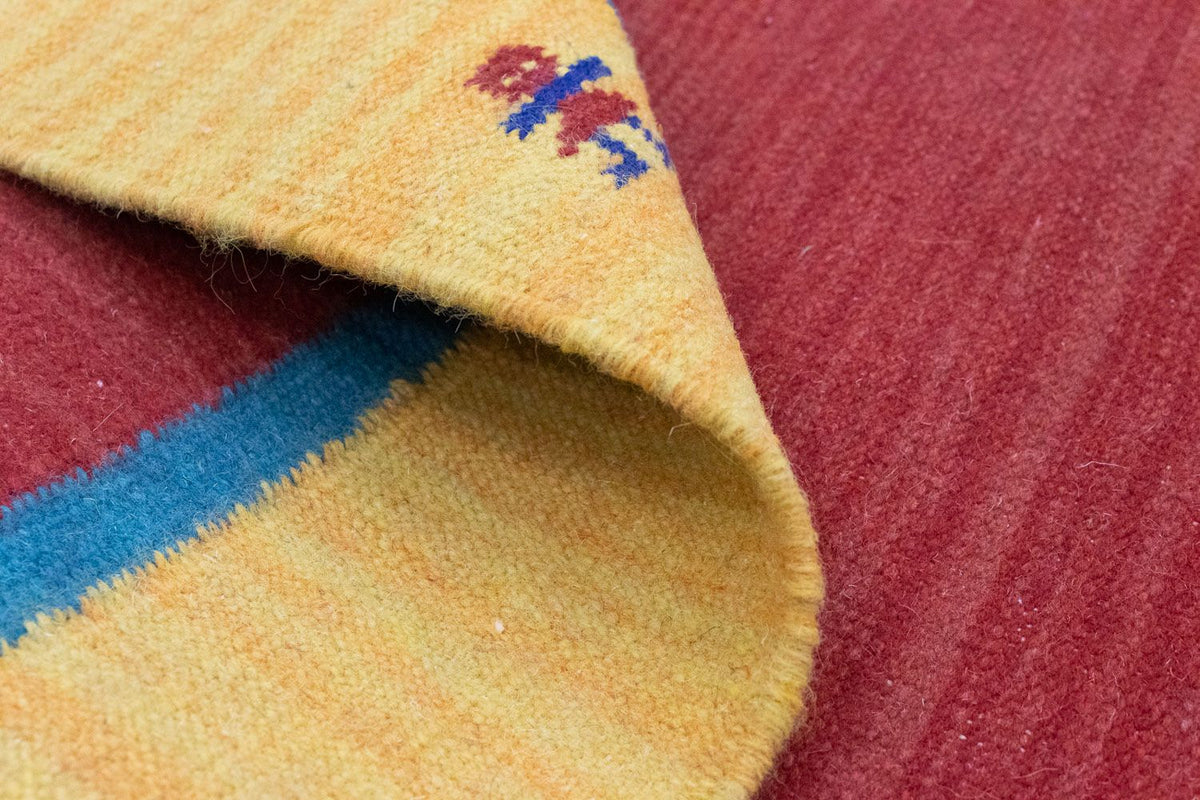 Dywan Kelim - modny - 200 x 140 cm - czerwony