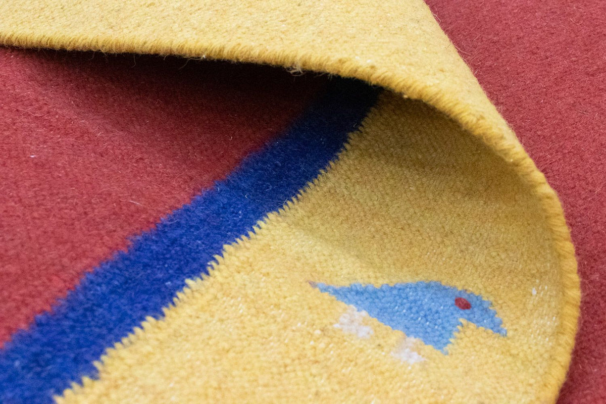 Dywan Kelim - modny - 200 x 140 cm - czerwony