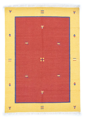 Dywan Kelim - modny - 200 x 140 cm - pomarańczowy