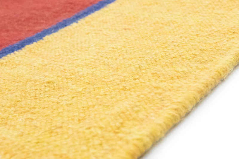 Dywan Kelim - modny - 200 x 140 cm - pomarańczowy