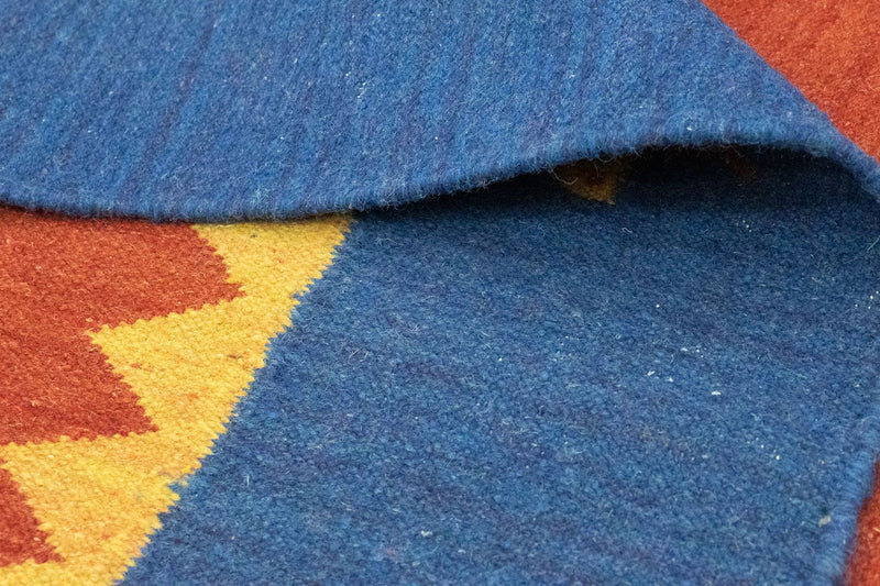 Dywan Kelim - modny - 300 x 200 cm - pomarańczowy