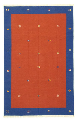 Dywan Kelim - modny - 300 x 200 cm - czerwony