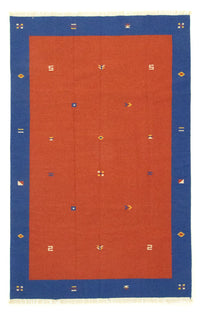 Dywan Kelim - modny - 300 x 200 cm - czerwony