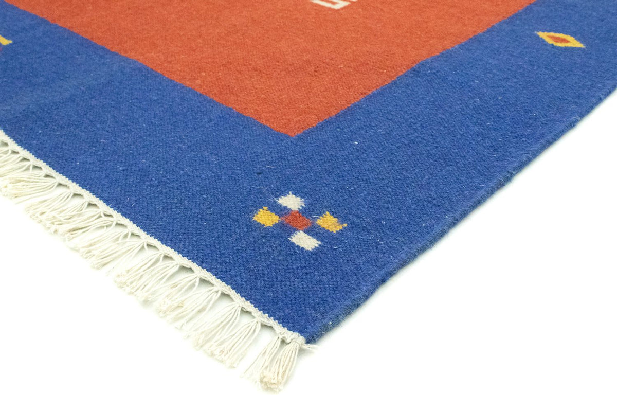 Dywan Kelim - modny - 300 x 200 cm - czerwony