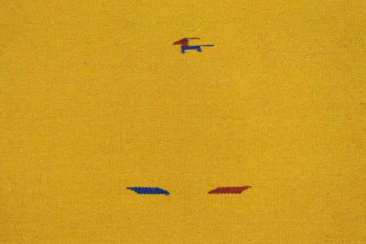 Dywan Kelim - modny - 180 x 120 cm - żółty